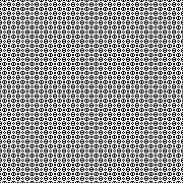 Motif Abstrait Géométrique Noir Blanc Illustration Vectorielle — Image vectorielle