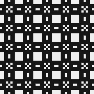 Soyut çapraz desen. Üretici noktalar logosu. Hesaplama sanatı illüstrasyonu 