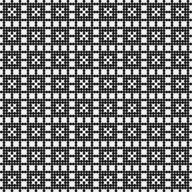 Noktalı soyut geometrik desen, üretken hesaplama sanatı çizimi 