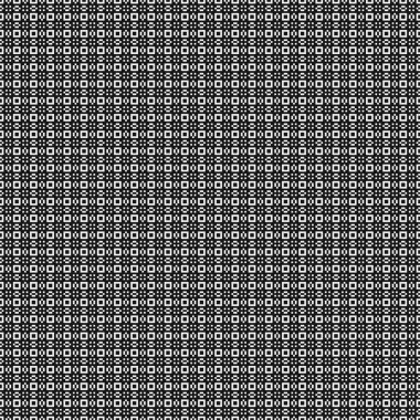 Soyut çapraz desen. Üretici noktalar logosu. Hesaplama sanatı illüstrasyonu 