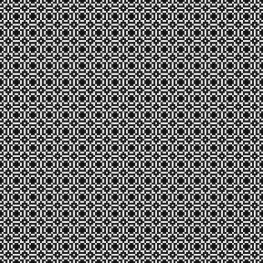 soyut geometrik siyah beyaz desen, vektör illüstrasyonu 