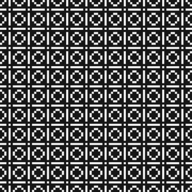 soyut geometrik siyah beyaz desen, vektör illüstrasyonu  