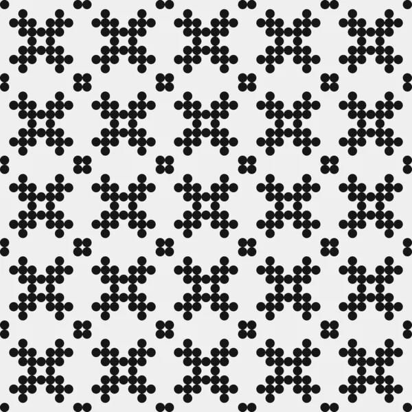 Streszczenie Cross Dots Pattern Tło Ilustracja Wektora — Wektor stockowy