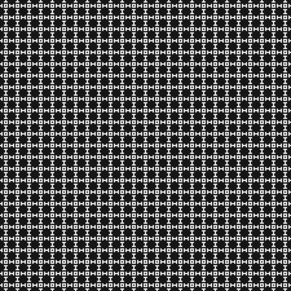 Αφηρημένη Γεωμετρική Διασταύρωση Μαύρο Και Άσπρο Μοτίβο Διανυσματική Απεικόνιση — Διανυσματικό Αρχείο