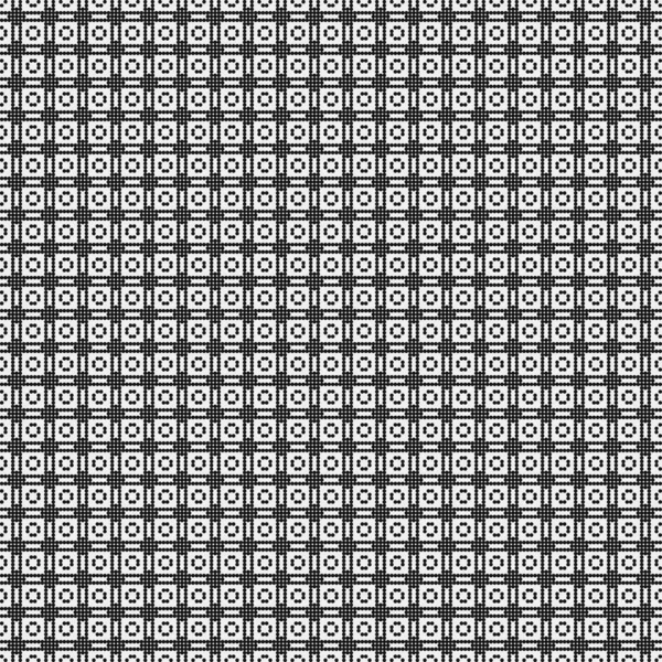 Nahtlose Geometrische Abstrakte Schwarz Weiße Hintergrund Vektorillustration — Stockvektor