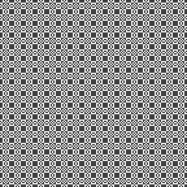 Wiederholung Einfacher Geometrischer Abstrakter Schwarz Weiß Hintergrund Vektorillustration — Stockvektor