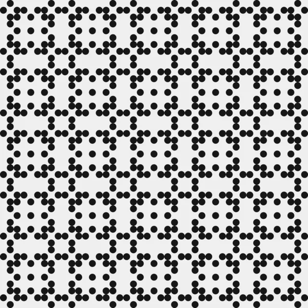 Abstract Black White Ornamental Pattern Vector Illustration — Stock Vector
