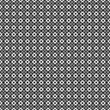 Soyut çapraz desen. Üretici noktalar logosu. Hesaplama sanatı illüstrasyonu 