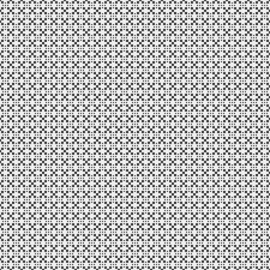 Soyut siyah ve beyaz süs desenli vektör çizimi