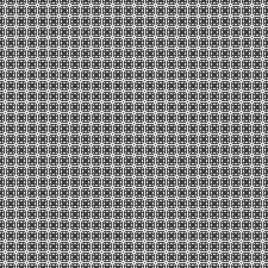 Soyut siyah ve beyaz süs desenli vektör çizimi