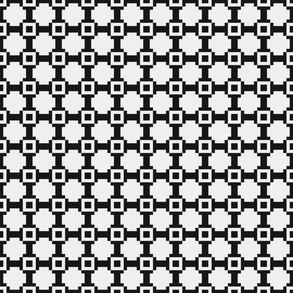 Seamless Pattern Black White Squares Vector Illustration — Stock Vector