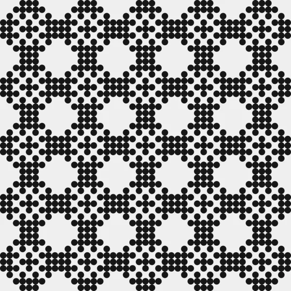 Illustration Vectorielle Abstraite Motif Ornemental Noir Blanc — Image vectorielle