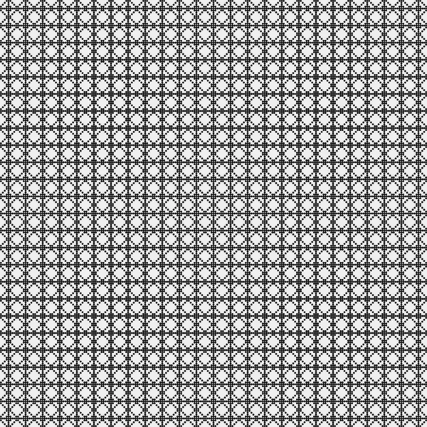 Бесшовный Рисунок Черно Белых Геометрических Фигур Векторная Иллюстрация Генеративного Вычислительного — стоковый вектор