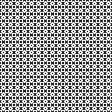 soyut geometrik siyah beyaz desen, vektör illüstrasyonu 