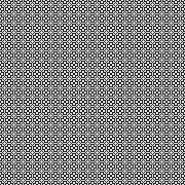 Soyut çapraz desen. Üretici noktalar logosu. Hesaplama sanatı illüstrasyonu 