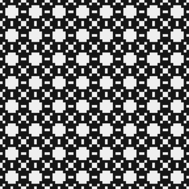 Soyut çapraz desen. Üretici noktalar logosu. Hesaplama sanatı illüstrasyonu 