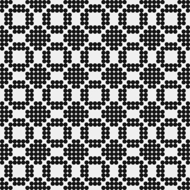 Noktalı soyut desen, üretken hesaplama sanatı çizimi 