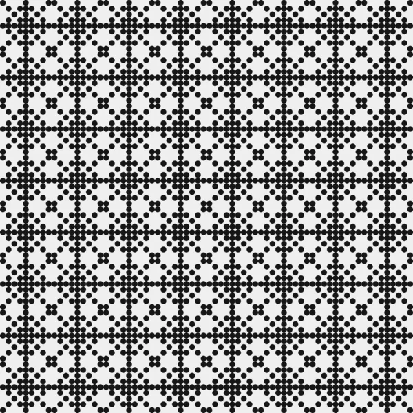 Répétition Simple Géométrique Abstrait Noir Fond Blanc Illustration Vectorielle — Image vectorielle