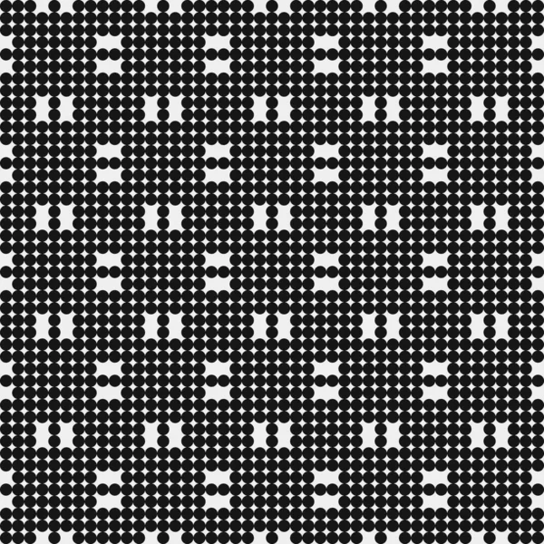 黒い白いシームレスな幾何学的形状の背景ベクトル図 — ストックベクタ