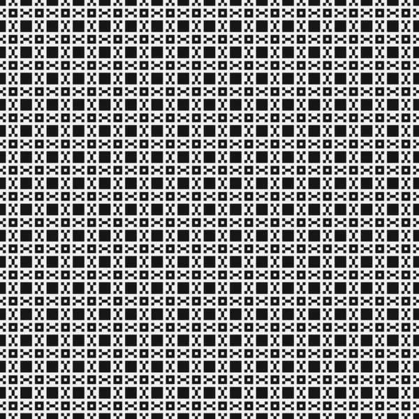 Repitiendo Fondo Blanco Abstracto Geométrico Simple Negro Ilustración Del Vector — Archivo Imágenes Vectoriales