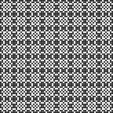 Soyut Çapraz Noktalar Şablonu, arka plan. Vektör illüstrasyonu   