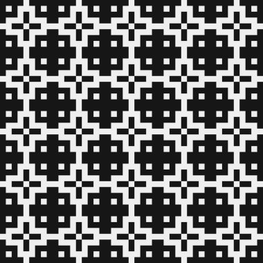 Soyut çapraz desen. Üretici noktalar logosu. Hesaplama sanatı illüstrasyonu 