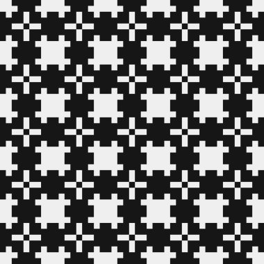 Soyut çapraz desen. Üretici noktalar logosu. Hesaplama sanatı illüstrasyonu 