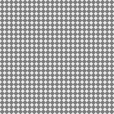 Soyut siyah ve beyaz süs desenli vektör çizimi