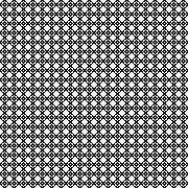 Soyut Çapraz Desenli Noktalar Logosu, üretken hesaplama sanatı çizimi