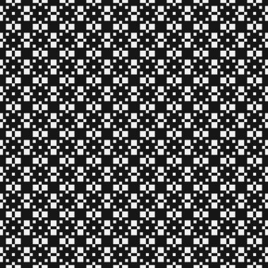 Soyut çapraz desen. Üretici noktalar logosu. Hesaplama sanatı illüstrasyonu 