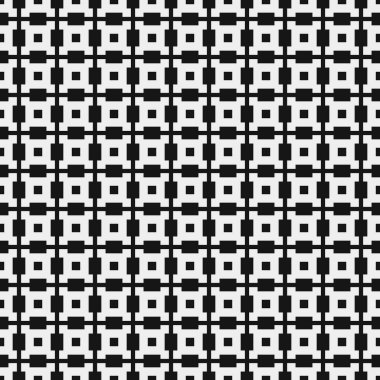 soyut geometrik siyah beyaz desen, vektör illüstrasyonu 
