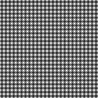 Soyut çapraz desen. Üretici noktalar logosu. Hesaplama sanatı illüstrasyonu 