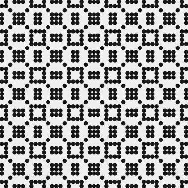 Soyut Çapraz Noktalar Şablonu, arka plan. Vektör illüstrasyonu  