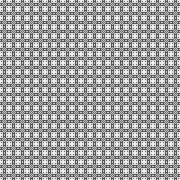 Répétition Simple Géométrique Abstrait Noir Fond Blanc Illustration Vectorielle — Image vectorielle