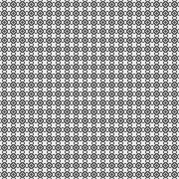 Soyut siyah ve beyaz süs desenli vektör çizimi