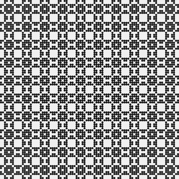 Abstract Black White Ornamental Pattern Vector Illustration — Stock Vector