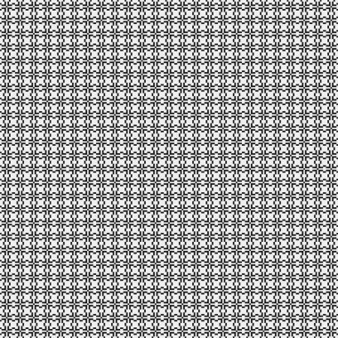 Soyut çapraz desen. Üretici noktalar logosu. Hesaplama sanatı illüstrasyonu 