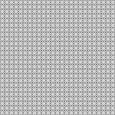 Noktalı siyah beyaz haç deseni, logo üretken hesaplama sanatı çizimi