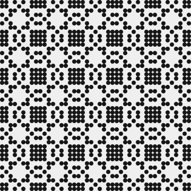 kusursuz soyut siyah beyaz arkaplan, vektör illüstrasyonu 