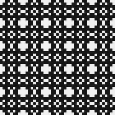 Soyut çapraz desen. Üretici noktalar logosu. Hesaplama sanatı illüstrasyonu 