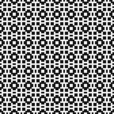 soyut geometrik siyah beyaz desen, vektör illüstrasyonu 