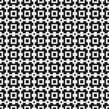 Soyut çapraz desen. Üretici noktalar logosu. Hesaplama sanatı illüstrasyonu 