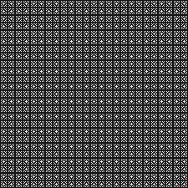 几何交叉黑白图案 矢量图解 — 图库矢量图片