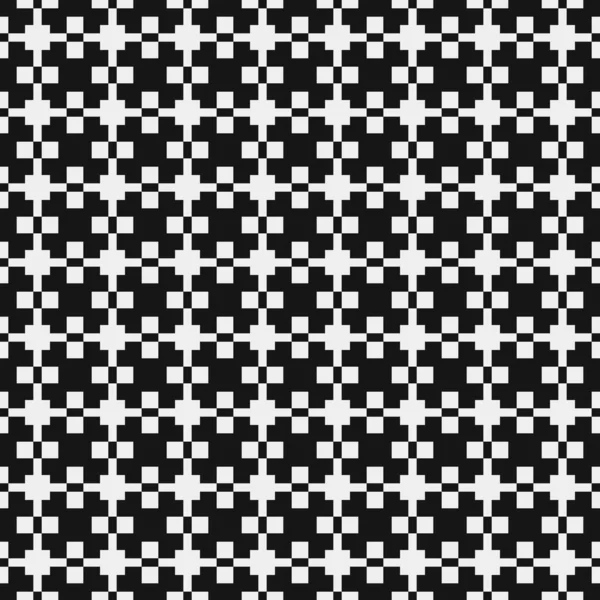 Czarno Biały Geometryczny Bezszwowy Wzór Abstrakcyjne Tło Regularna Tekstura Wektora — Wektor stockowy