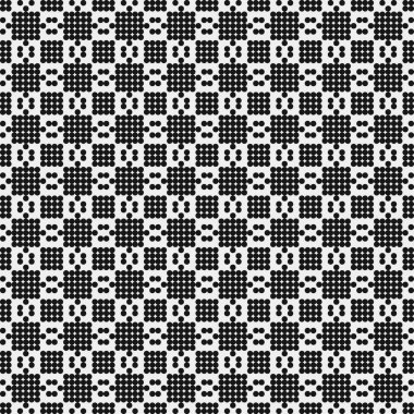 Noktalı soyut desen, üretken hesaplama sanatı çizimi 