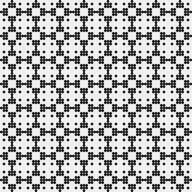 Soyut Çapraz Noktalar Şablonu, arka plan. Vektör illüstrasyonu   