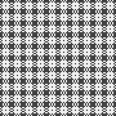 Noktalı soyut desen, üretken hesaplama sanatı çizimi 