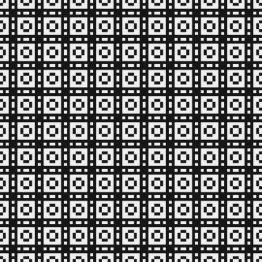 Soyut çapraz desen. Üretici noktalar logosu. Hesaplama sanatı illüstrasyonu 