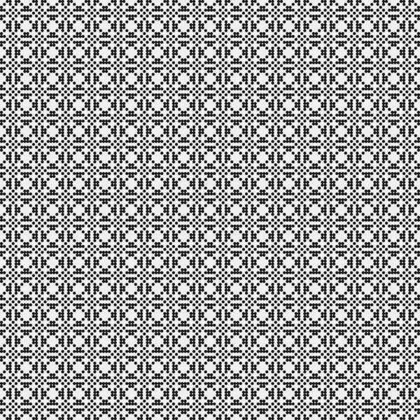 Herhaling Van Eenvoudige Geometrische Abstracte Zwart Witte Achtergrond Vector Illustratie — Stockvector