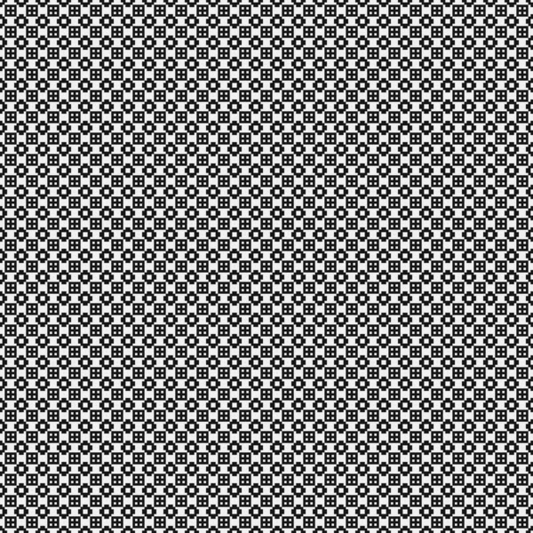 Motif Abstrait Géométrique Noir Blanc Illustration Vectorielle — Image vectorielle